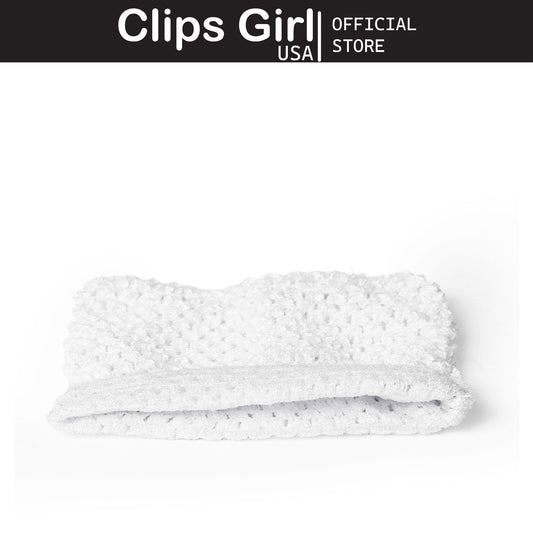 White Textured Head Wrap