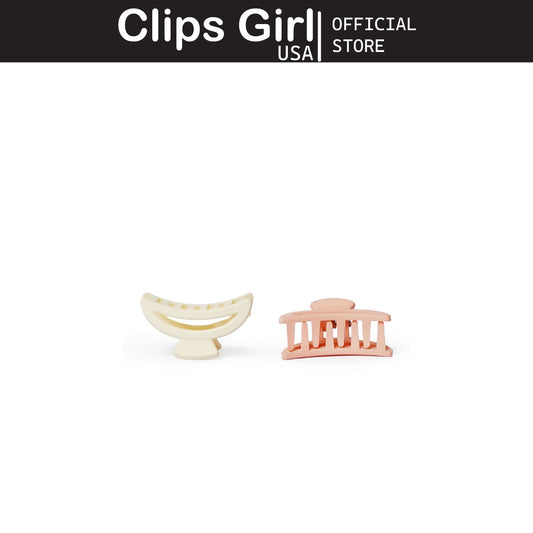 Pastel Mini Jaw Clip Set (Set of 2)