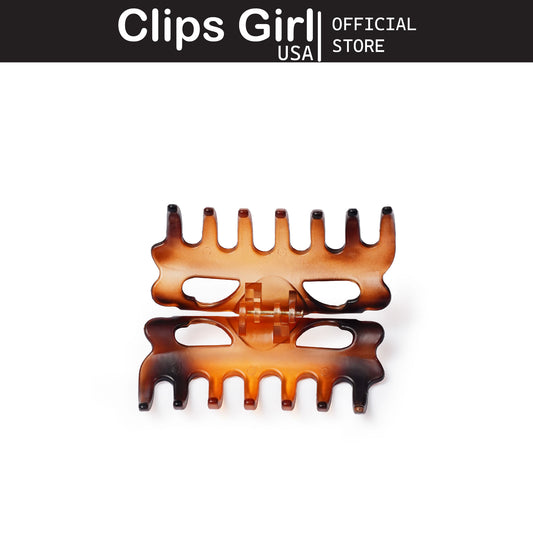 Tortoise Shell Interlocking Jaw Clip
