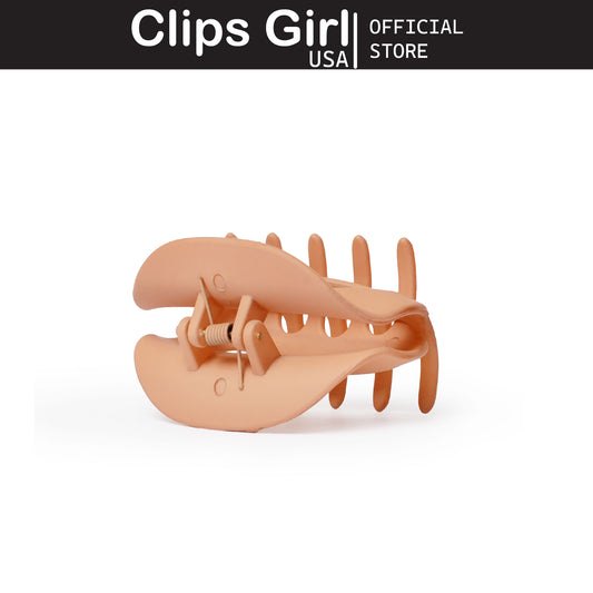 Peach Shell Jaw Clip Set
