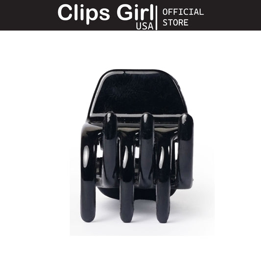 Glossy Black Side Jaw Clip Set