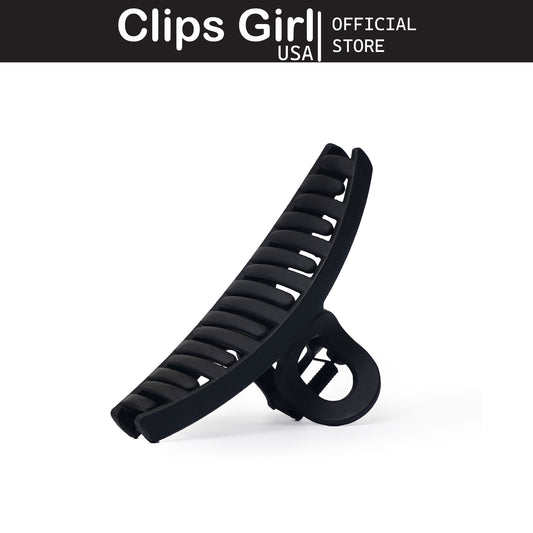 Slate Black Curve Jaw Clip