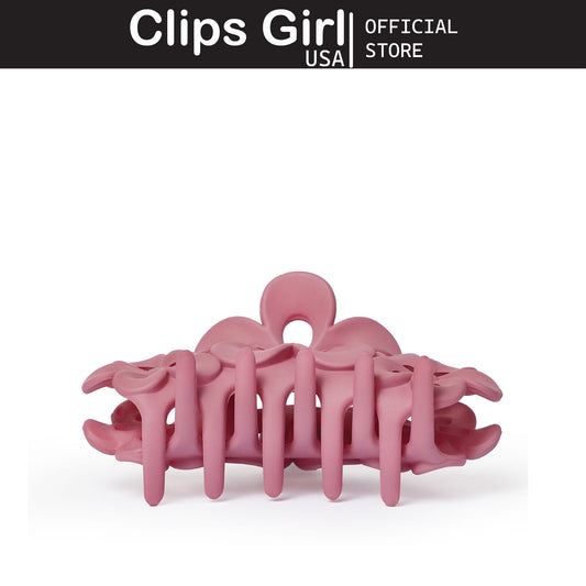 Dusty Rose Bloom Jaw Clip