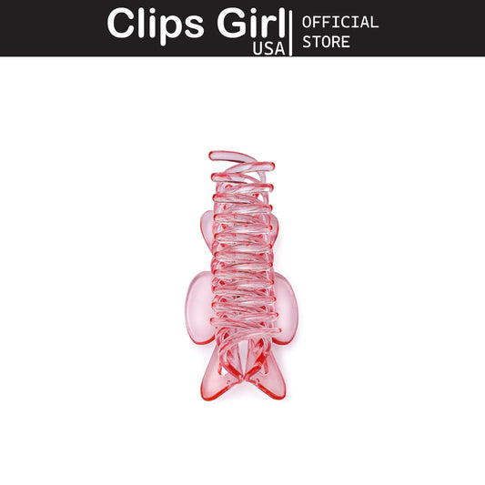 Rose Quartz Crystal Jaw Clip