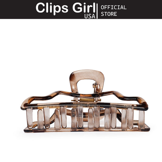 Tortoise Shell Patterned Jaw Clip