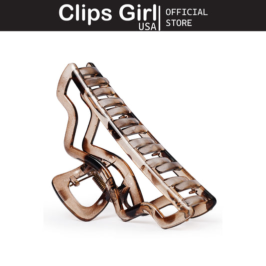 Tortoise Shell Patterned Jaw Clip