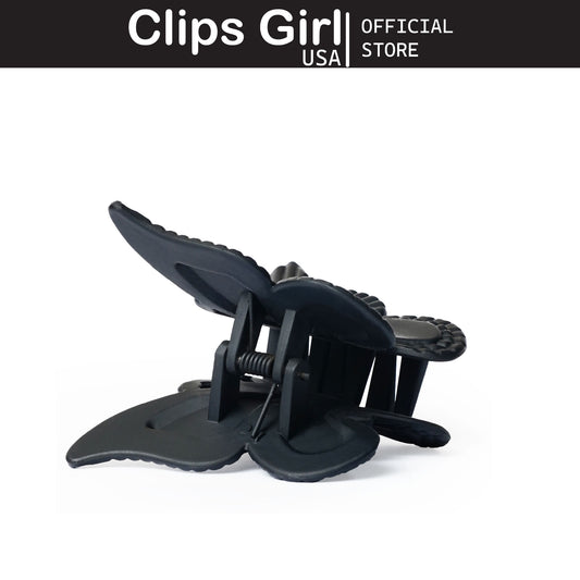 Matte Black Butterfly Jaw Clip