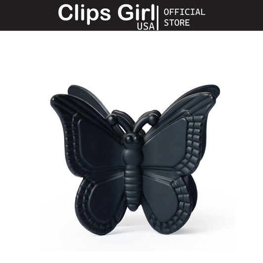 Matte Black Butterfly Jaw Clip
