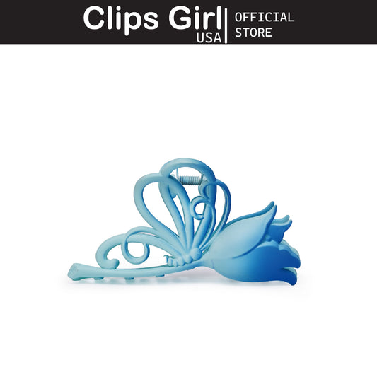 Azure Bloom Jaw Clip