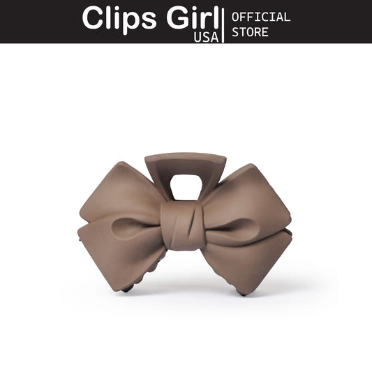 Mushroom Matte Bow Jaw Clip