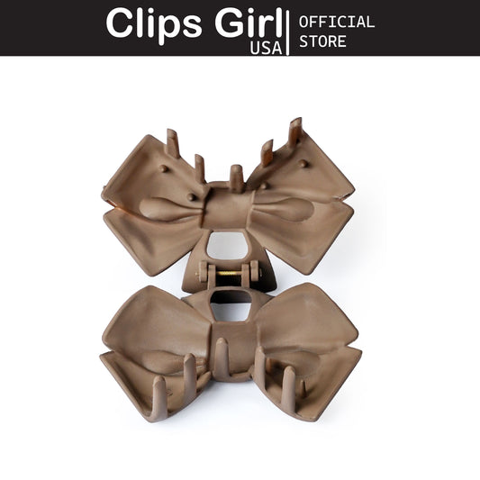 Mushroom Matte Bow Jaw Clip