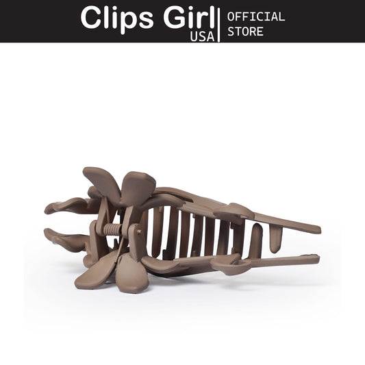 Earthy Floral Jaw Clip