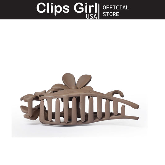 Earthy Floral Jaw Clip