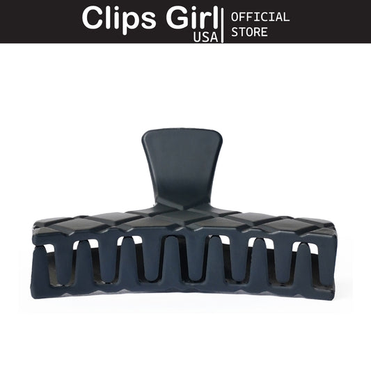 Matte Black Woven Jaw Clip