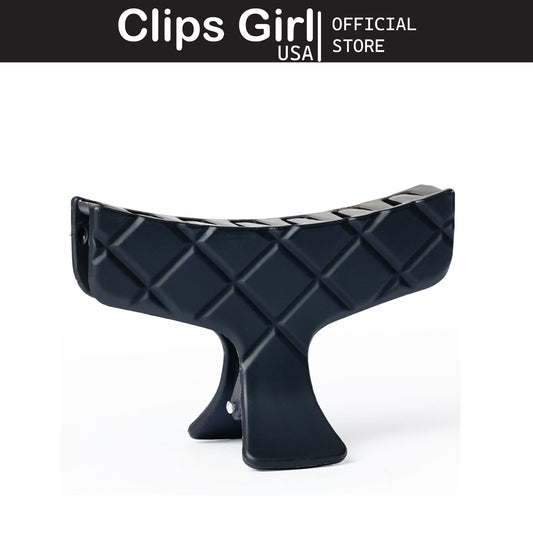 Matte Black Woven Jaw Clip