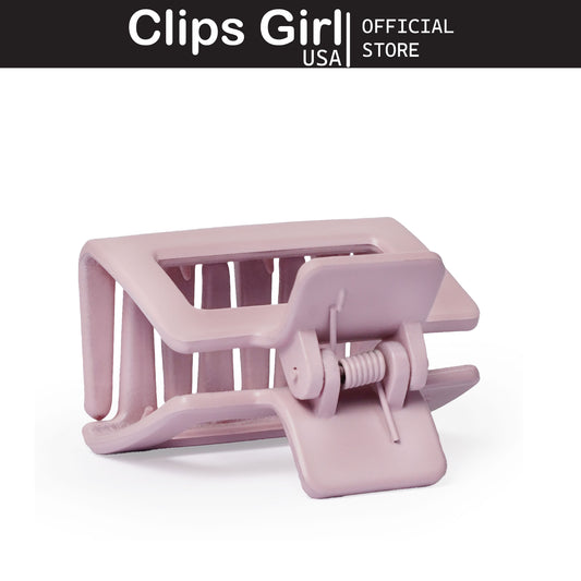 Lilac Square Jaw Clip Set