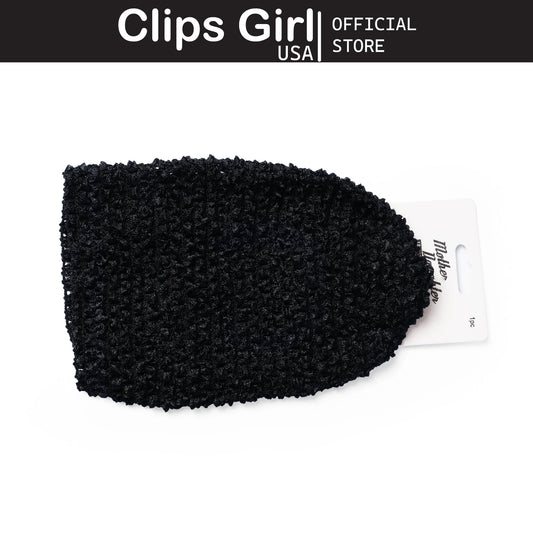 Black Textured Head Wrap