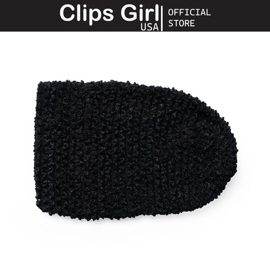 Black Textured Head Wrap