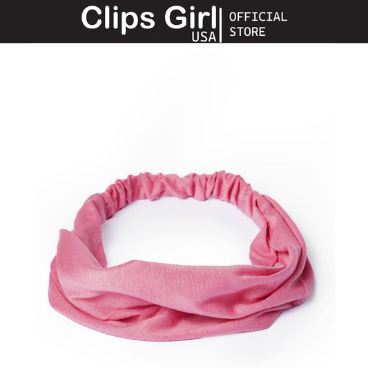 Dusty Rose Twist Head Wrap