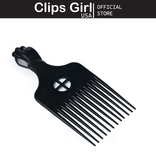 Black Fist Afro Pick Hair Comb