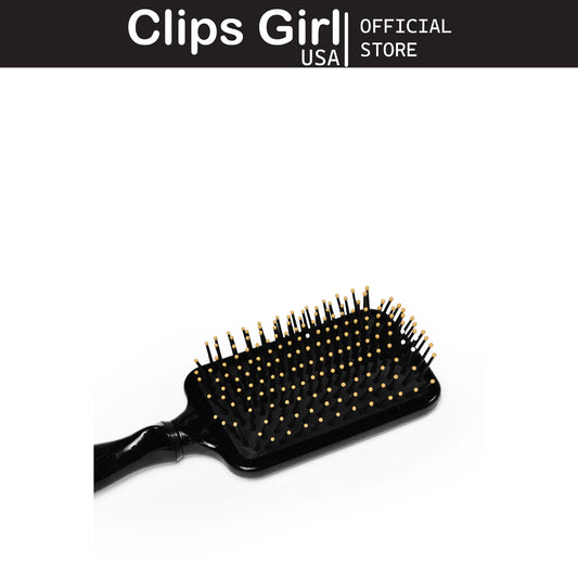 Black & Gold Paddle Hair Brush