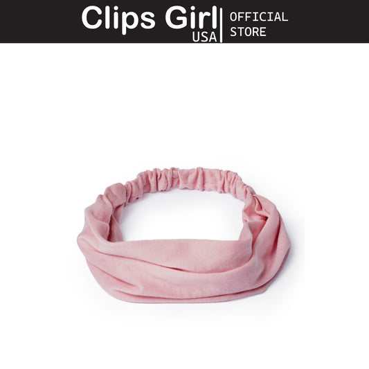 Light Pink Twist Head Wrap