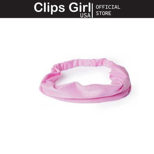 Pink Twist Front Head Wrap