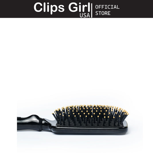 Black & Gold Paddle Hair Brush
