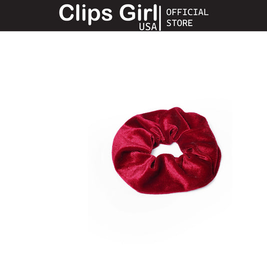 Mother & Daughter Velvet Scrunchie 1pc (Red)